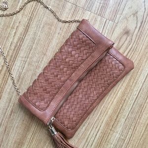 Urban Expressions Fold Over Clutch Vegan Leather